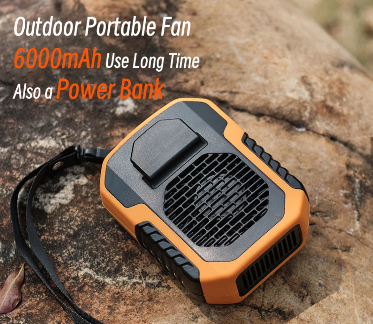 BreezeFlex 6000 – Portable Neck & Waist Fan
