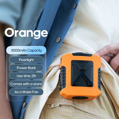 BreezeFlex 6000 – Portable Neck & Waist Fan